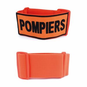 Brassard brodé Police, Pompier et Sécurité