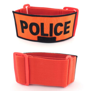 Brassard brodé Police, Pompier et Sécurité