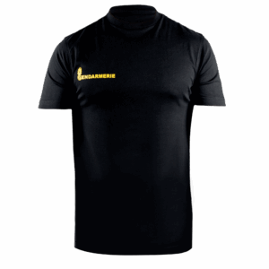 T-shirt Gendarmerie - Inscription jaune
