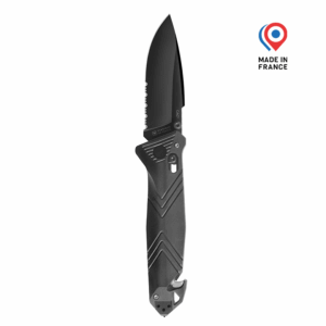 Couteau C.A.C® Serration - Noir