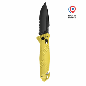 Couteau C.A.C® Serration - Jaune