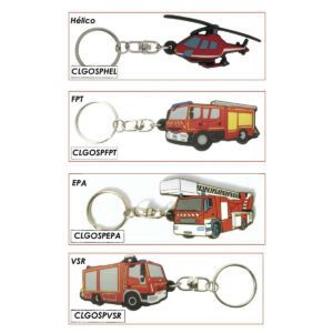 Porte-clés souples Sapeurs-Pompiers