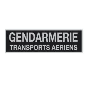 Bandeau d'identification rétro-réflechissant fond noir