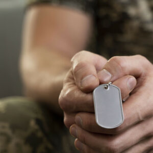 Plaque d'identité militaire