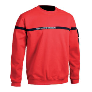 SWEAT SÉCU-ONE SÉCURITÉ INCENDIE ROUGE - 4XL