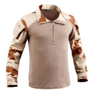 CHEMISE DE COMBAT MILITAIRE UBAS CAMO FR/DESERT - 2XL