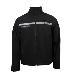 Softshell Sécurité Privée avec bandes HV – GK SAFETEK®️