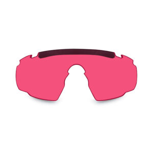 Écran rouge pour lunettes de protection balistique Saber Advanced