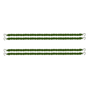 Élastiques bas de pantalon (2 paires) - vert armée