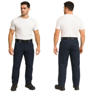 Pantalon d'intervention léger bleu poches latérales