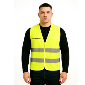 Gilet fluo haute visibilité Gendarmerie