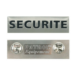 PLAQUE METAL SECURITE