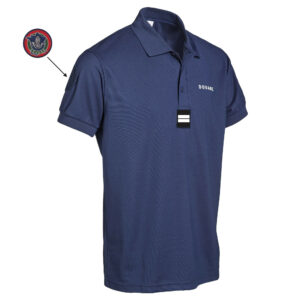 Polo Douane Cooldry anti-humidité, maille piquée