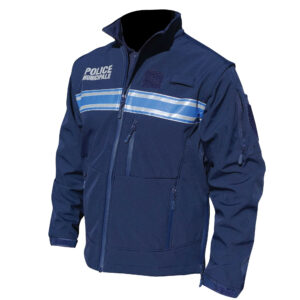 Blouson softshell Police Municipale 2 en 1, manches amovibles