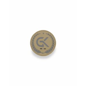 Écusson basse visibilité GK en gomme coyote