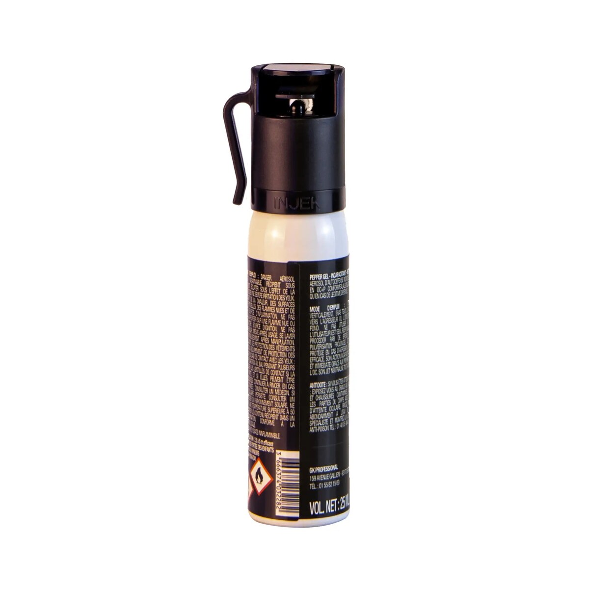 Aérosol Gel Poivre 25ml – DEFENSE ONE – Image 2