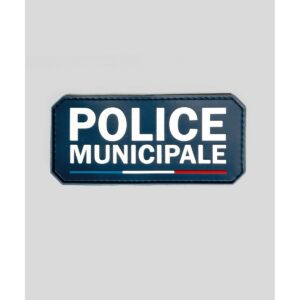 Flap Gomme “POLICE MUNICIPALE” Velcro 13×6 cm – GK
