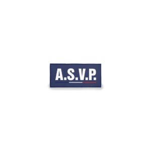 Flap Gomme “ASVP” Velcro 13×6 cm – GK
