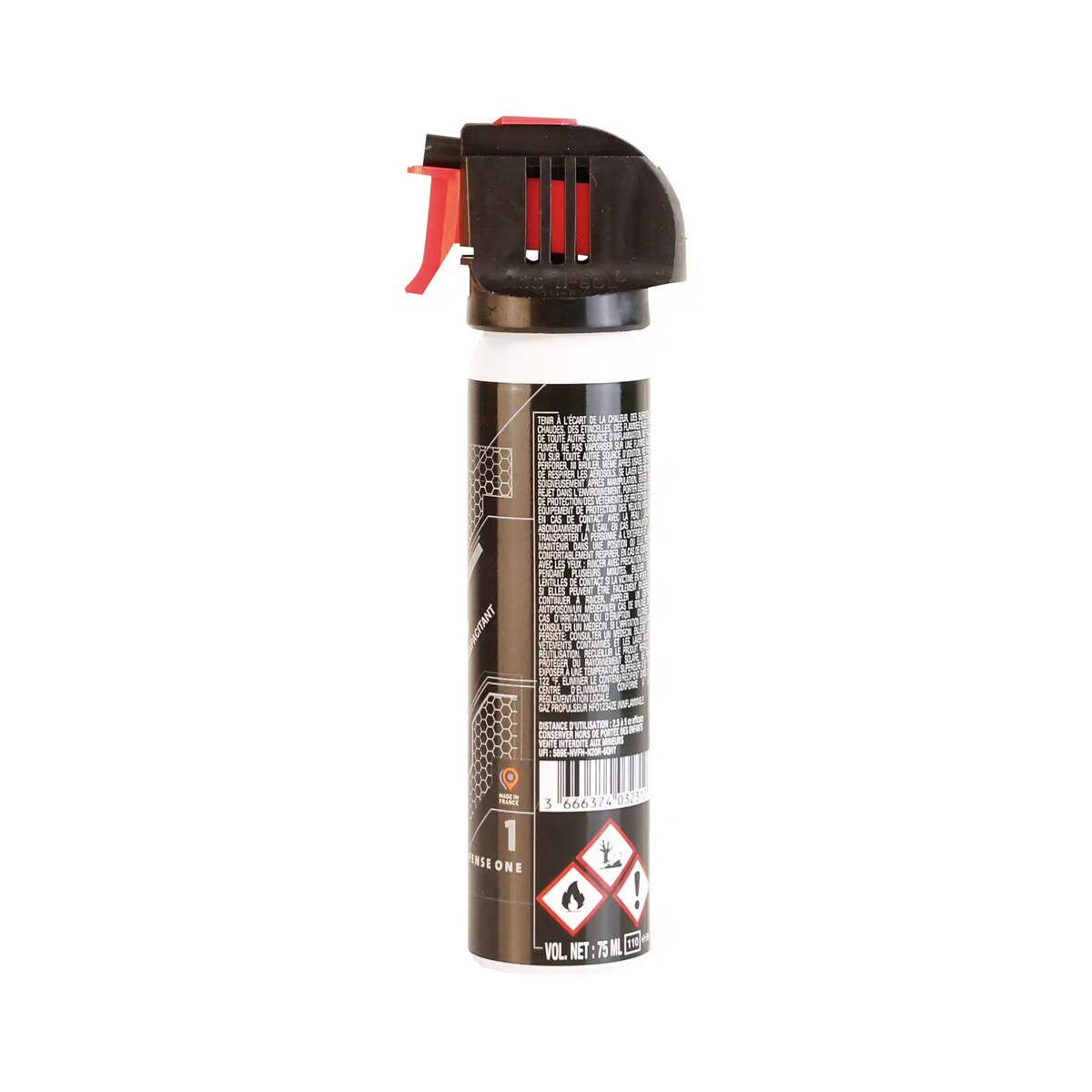 Aérosol Gaz Actif CS 75ml – DEFENSE ONE – Image 4
