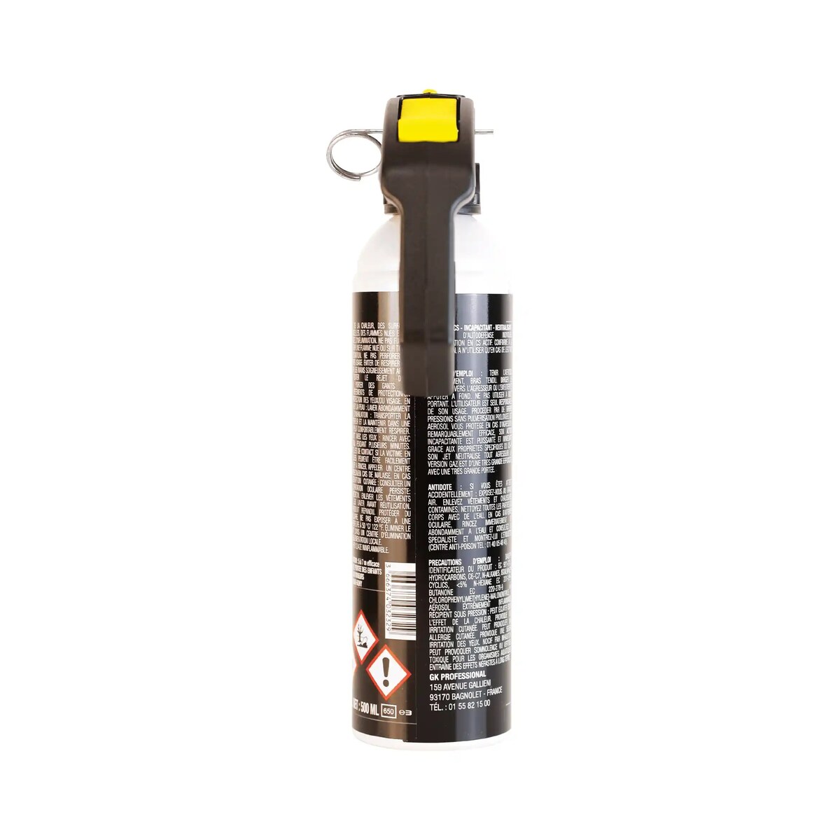 Aérosol Gaz Actif CS 500ml – DEFENSE ONE – Image 2