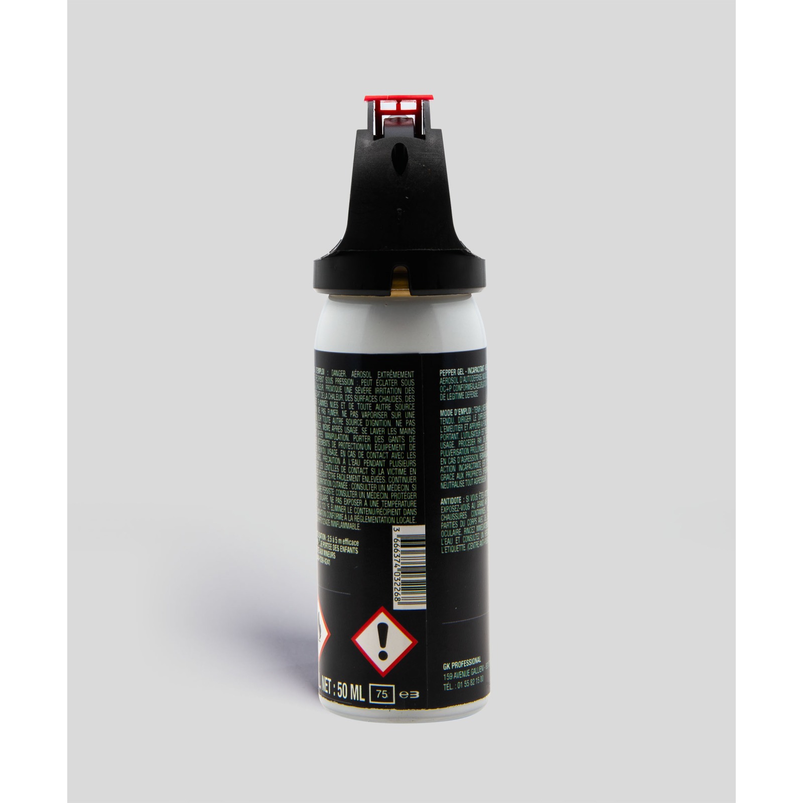 Aérosol Gel Poivre 50ml – Défense ONE