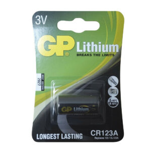 Batterie CR123A sous blister
