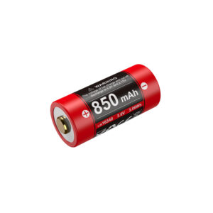Batterie rechargeable 16340 3.6V 850 mAh avec port micro-USB