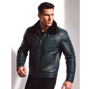 Blouson pilote en cuir