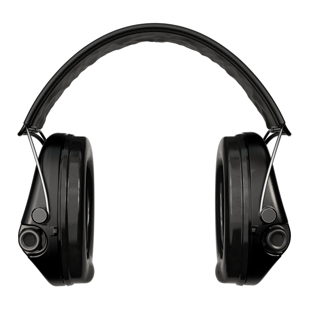 Casque anti-bruit Suprême Pro-X noir serre-tête cuir noir