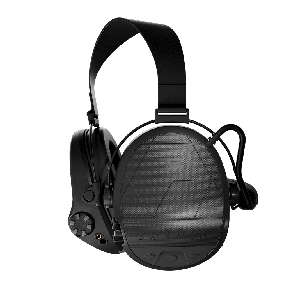 Casque anti-bruit Suprême T2 noir serre-nuque tissu noir