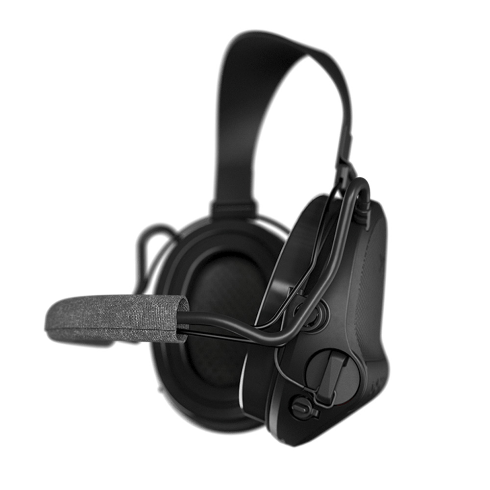Casque anti-bruit Suprême X2 BT noir serre-nuque tissu noir