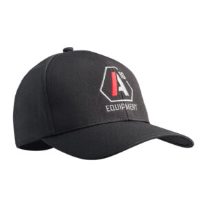 Casquette Stretch Fit SIGNATURE noir logo blanc/rouge