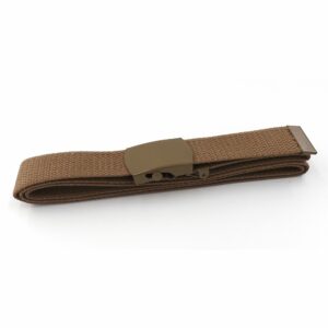 Ceinture sangle et boucle coyote