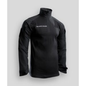 Chemise UBAS Manches Longues SECURITÉ PRIVÉE – Noir