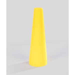 Cone de circulation jaune