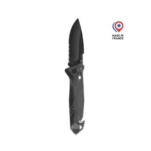 Couteau C.A.C® Serration – Noir