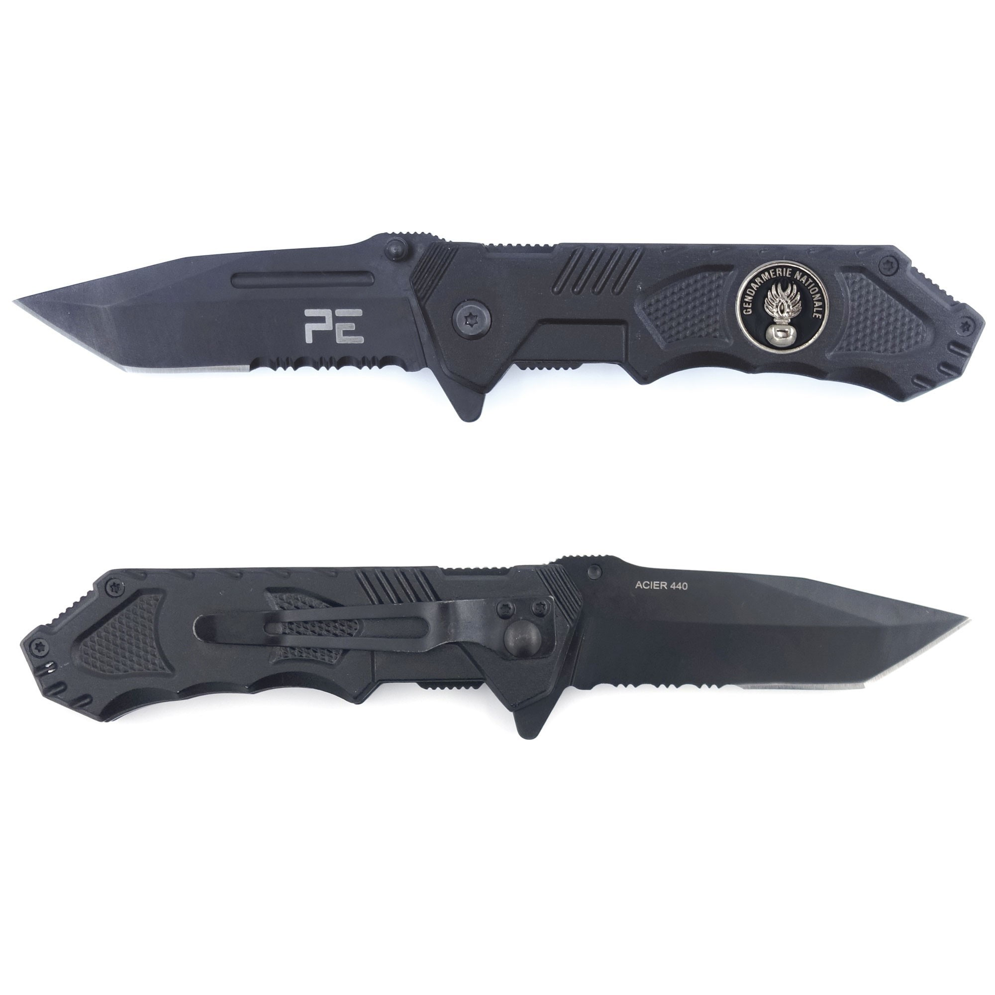 Couteau survival Gendarmerie avec étui