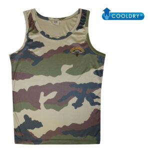 Débardeur Cooldry camo CE brodé para