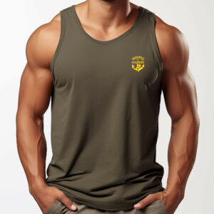 Débardeur vert armée marquage TDM