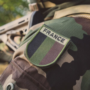 Écusson brodé France basse visibilité