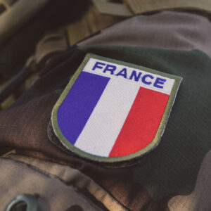 Écusson France brodé dos auto-agrippant