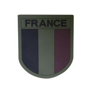 Écusson France silicone basse visibilité dos agrippant