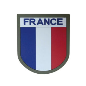 Écusson France silicone dos agrippant