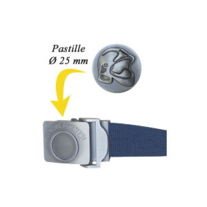 Écusson métal pour ceinture CMSGSP4