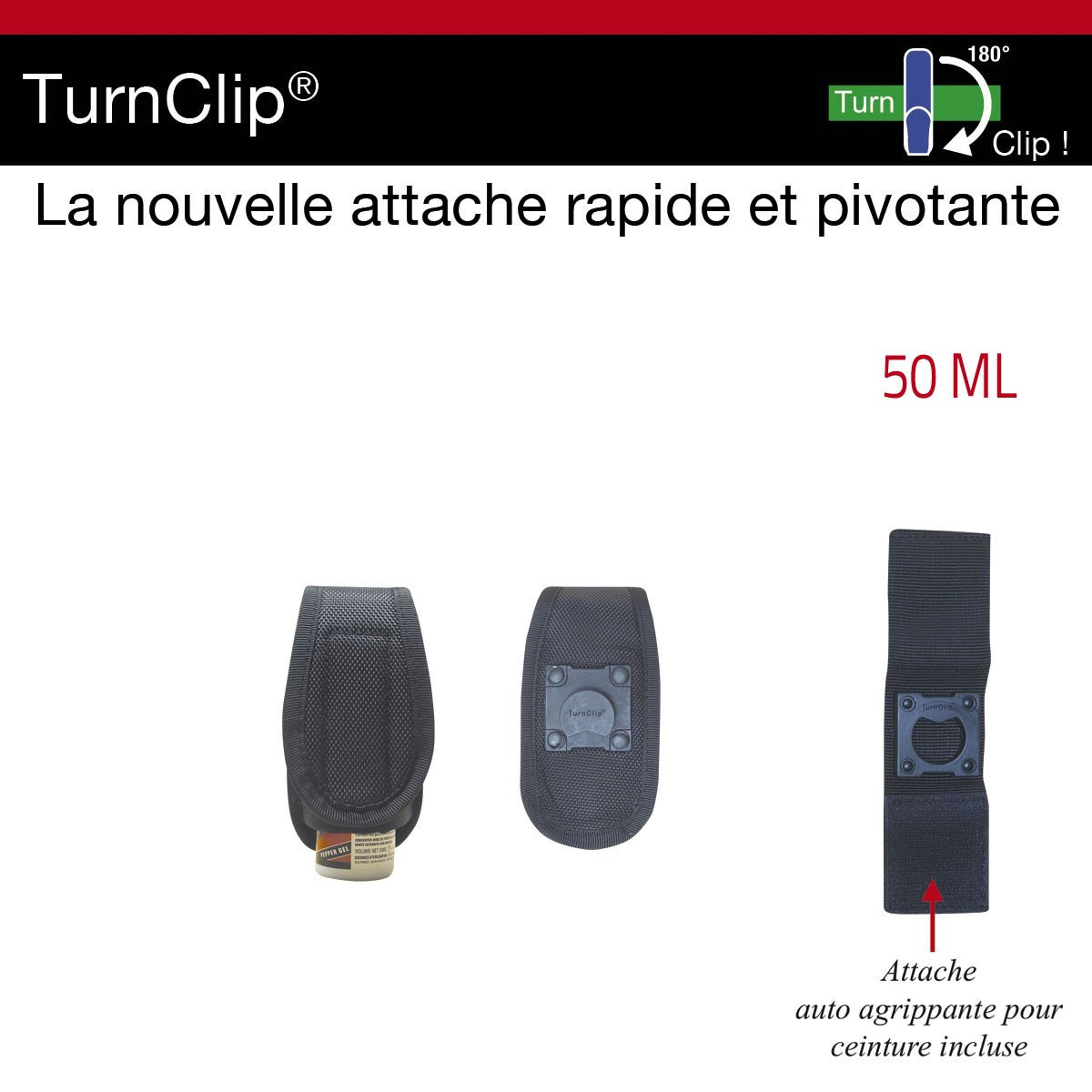 Étui turnclip porte aérosol