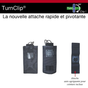 Étui turnclip porte radio 3