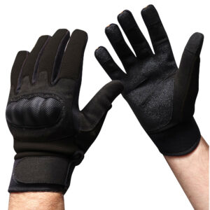 Gants coqués noirs