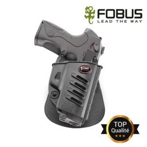 Holster rigide polymère Beretta 92FS Pamas rétention passive vis ajus