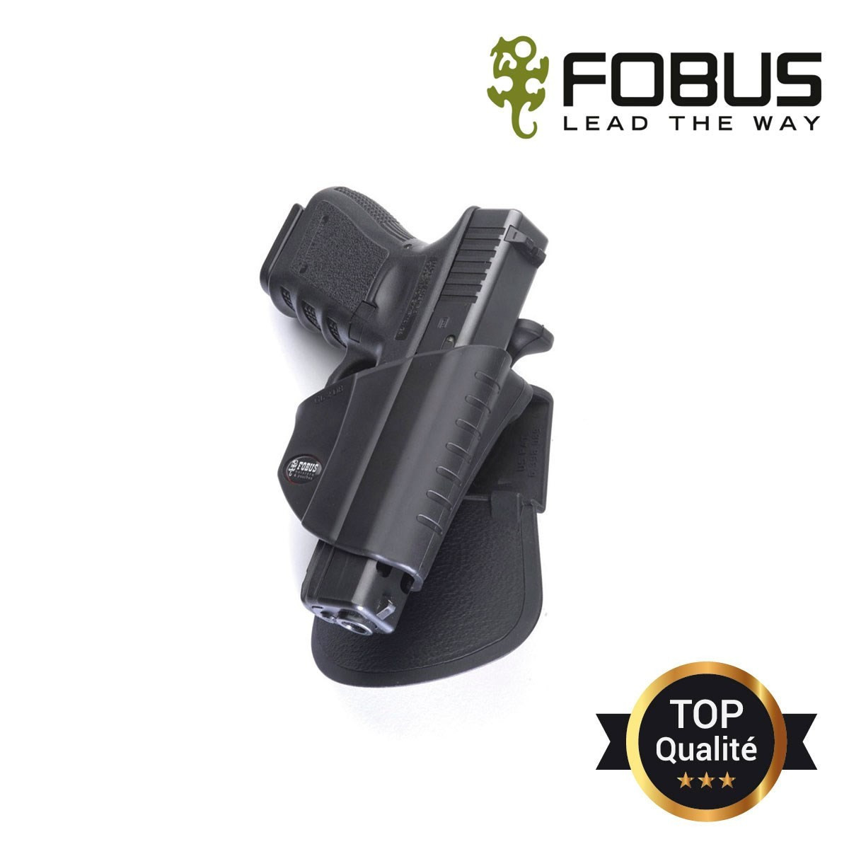 Holster rigide polymère pour Glock rétention active pression pouce