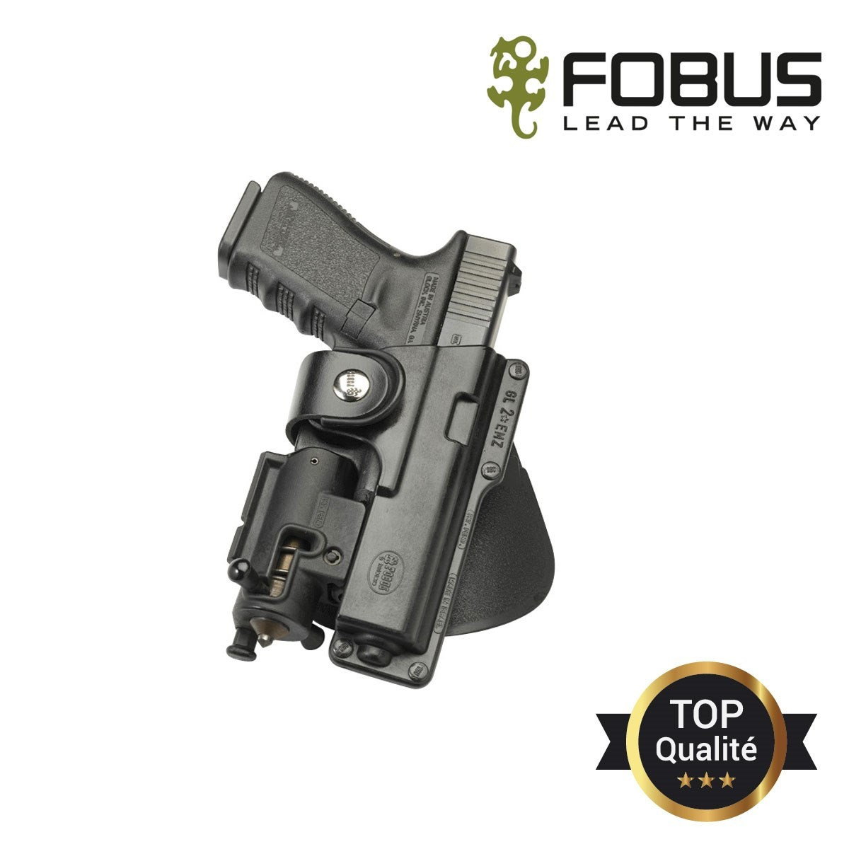Holster rigide polymère pr Glock 19 Walther P99, Ruger SR9/40